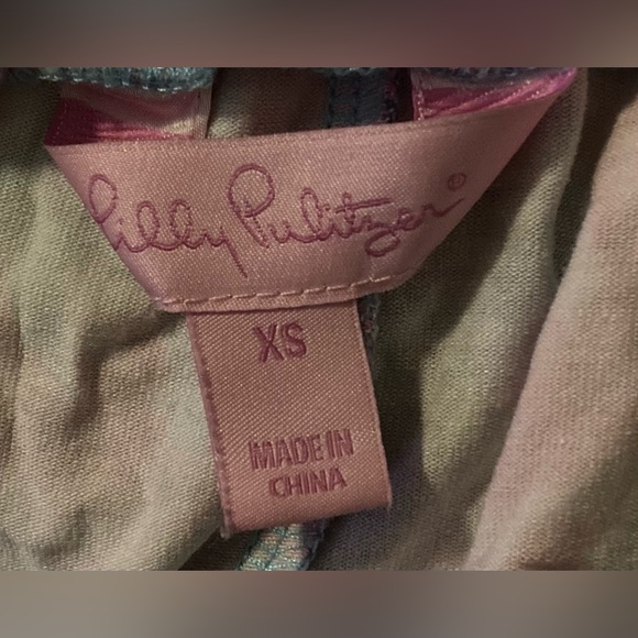 Lilly Pulitzer- Pink‎ and blue floral pants Size XS - Picture 4 of 5